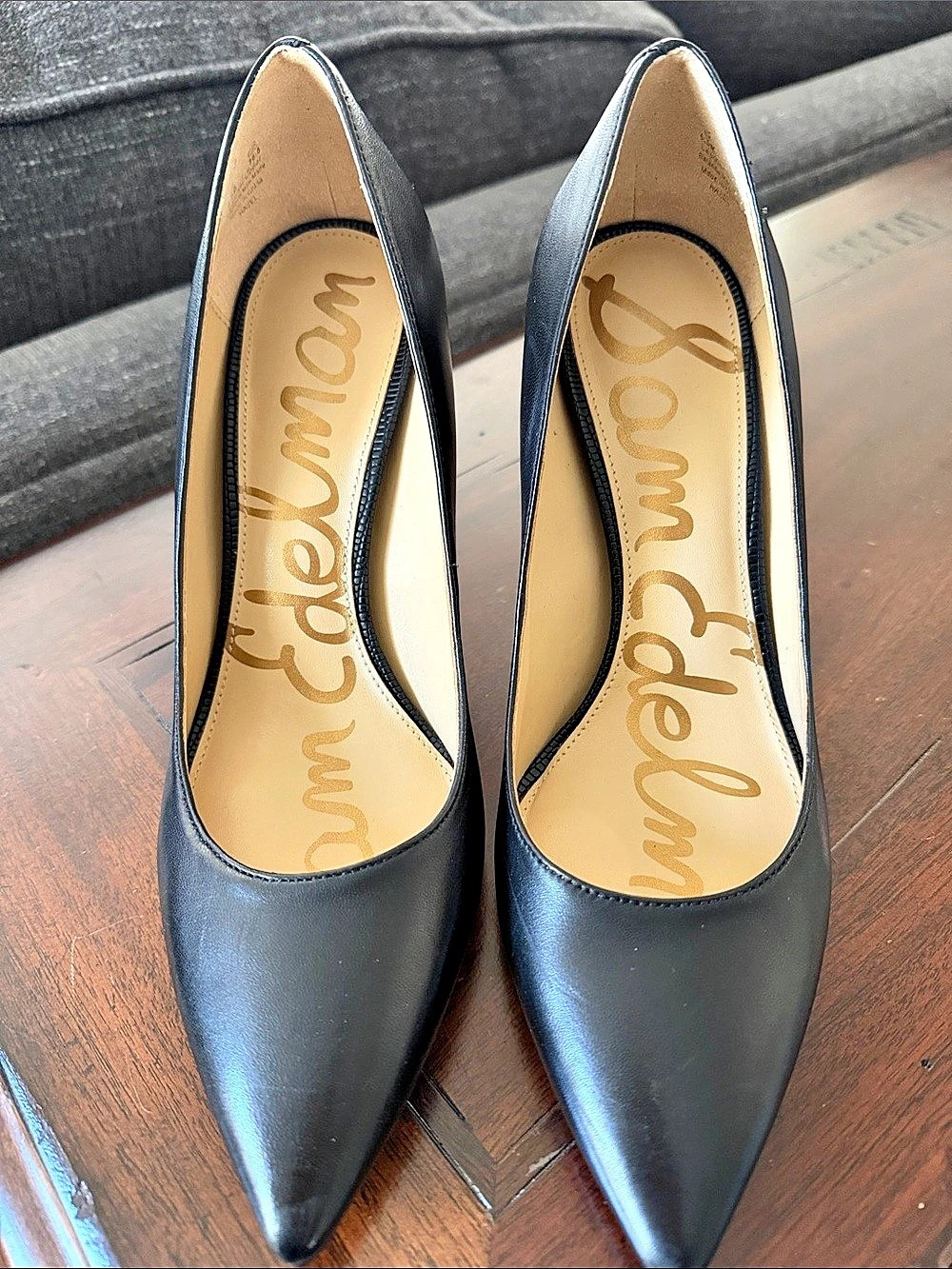 Sam Edelman Hazel Pointed Toe Pump Heels Black